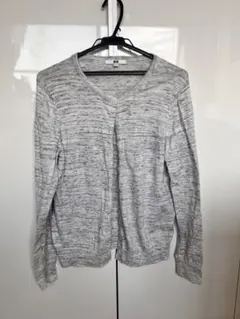 UNIQLO グレー系 長袖カーディガン M