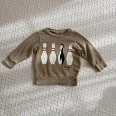 80cm ペンギン柄のトレーナー