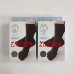 マミエールGe-フット ゲルマニウム5本指ハイソックス Mサイズ - メルカリ