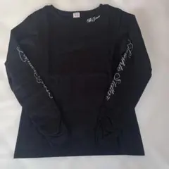 mezzo piano ブラック長袖カットソー 150㎝　 M