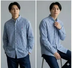 ポロラルフローレン 長袖シャツ XLサイズ チェック ピンクポニー刺繍