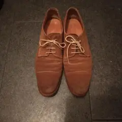 ブラウン スエード ドレスシューズ