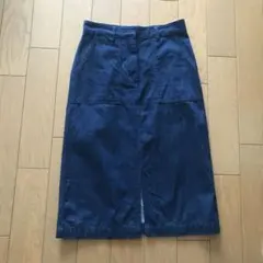 ※値下げ※【ナチュラルビューティーベーシック】デニムスカート