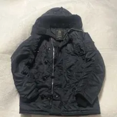 【極美品】 ALPHA アルファインダストリーズ　N-3B Lサイズ　黒