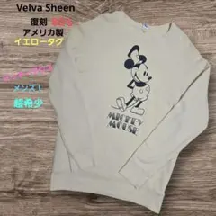 80s 復刻 ベルバシーン ミッキーマウス トレーナー スウェット アメリカ製