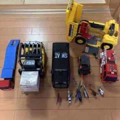 働く車セット ダンプ フォークリフト 消防車まとめ売りジャンク品含む