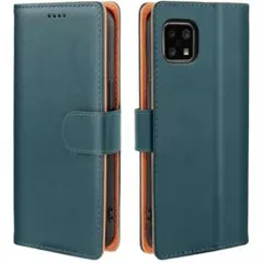 AQUOS Sense6 ケース 手帳型 グリーン 新品