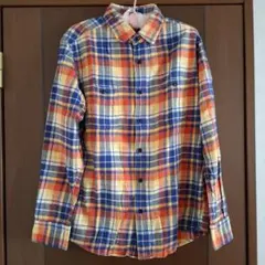 RR24269　UNIQLO　ユニクロ　メンズ　チェック柄　ネルシャツ