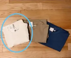 UNIQLO U エアリズムコットンオーバーサイズTシャツ　5分袖　ホワイト