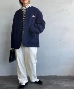 【極美品】DANTON フリースジャケット