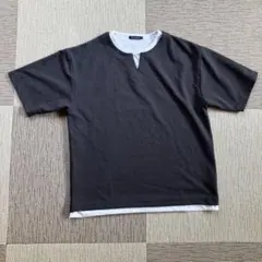 KagOut ダークブラウン 半袖シャツLサイズのサムネイル