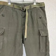 90s 【ユーロビンテージ】 モールスキン カーゴパンツ ドイツ軍 ハーフパンツ