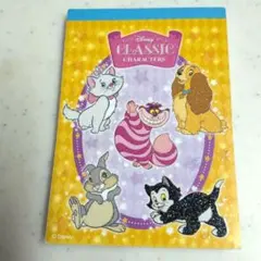 ディズニーキャラクター 平成レトロ　平成女児　ディズニー　メモ帳　マリー