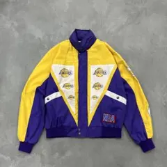90s NBA Pro Player LAレイカーズ ナイロンジャケットのサムネイル