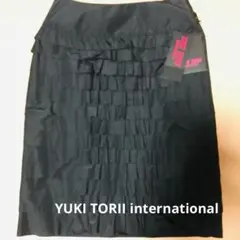 YUKI TORII インターナショナル ティアードスカート ブラック タグ付きのサムネイル