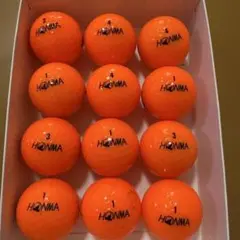 HONMA D1 ゴルフボール オレンジ 1ダース 12球のサムネイル