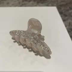 ロ*ン様 ストーン付きピンクヘアクリップ 約7cmのサムネイル