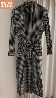 Mila Owenミラオーウェン　シャツライクヘンプステンカラーコート　サイズ０