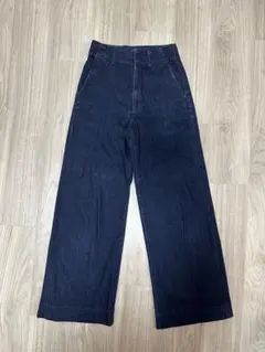 ユニクロ　ワイドトラウザージーンズ