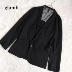 glamb　テーラードジャケット　ペイズリー柄　ブラック　日本製　Lサイズのサムネイル