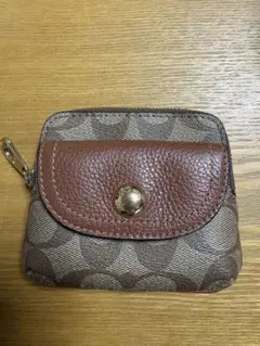 coachブラウンレザーのコインケース最終価格 近々削除予定