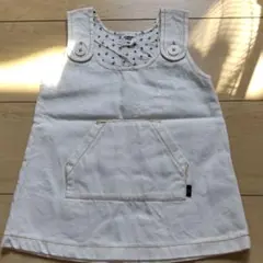 ホワイトデニム ワンピース size70