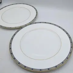 大倉陶園リミテッドエディションロイヤルブルー 瑠璃稲穂金彩金蝕26cm