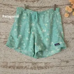 patagonia バギーズショーツ ハワイアン柄 【M】美品　グリーン系