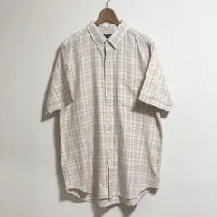 BURBERRY LONDON チェック柄 半袖シャツ XL
