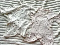 新生児　ベビー　長肌着　女の子　さくらんぼ