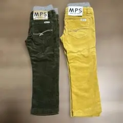 MPS ストレートデニム カラーパンツ ゴムパンツ コーディロイ 90サイズ