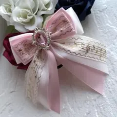 【ON 9】 ペンライトリボン キンブレリボン ピンク 音符