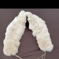 美品　つけ襟　マフラー　茶色　ブラウン