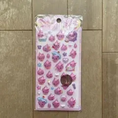 しずくちゃんボンボンドロップシール30枚入り ピンク