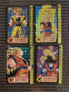 ドラゴンボールカードダス 剥がし済4枚セット - メルカリ