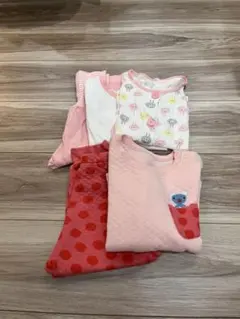 ベビーパジャマ 2枚セット ユニクロ・赤ちゃん本舗