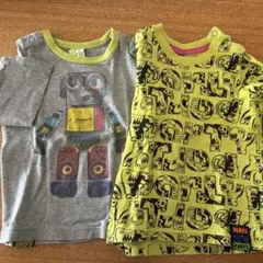 子供服ロングT 長袖　80・90cm 2枚　PARTY