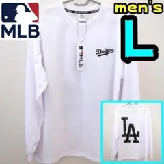 【新品】ドジャース　ロンT　L　メンズ　LA　MLB　大谷翔平　白　②のサムネイル