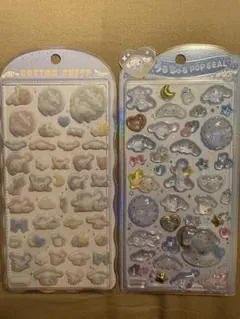 【正規品⠀】コットンパフィ うるちゅる シナモロール 2枚セット