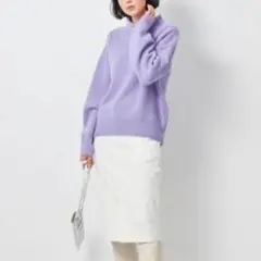 新品 大きいサイズ 23区 ナチュラルストレッチコーデュロイスカート 48白