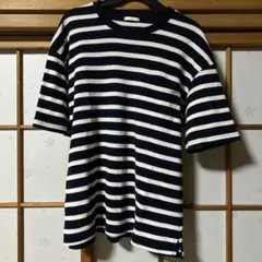 ストライプデザイン Tシャツ 半袖【２枚セット】