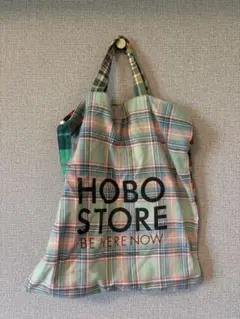 HOBO STORE チェック柄トートバッグ