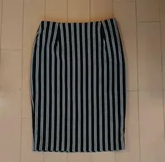 Spick＆Span Noble タイトスカート ひざ丈　ストライプ