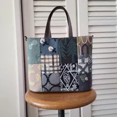 ミナペルホネン　ハンドメイドバッグ・12