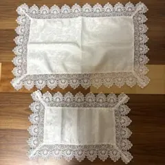 【即発送】ニトリ ドイリー 2枚 大小セット インテリア 花瓶敷き