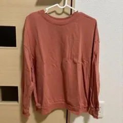 オレンジ クルーネック 長袖トレーナー/Honeysのサムネイル