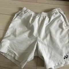 ゆ*み様 YONEX ホワイト ショートパンツ Lサイズ