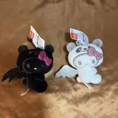 ハローキティ パンダキティ こあくま×てんしマスコット　2点セット