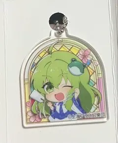 東方project 東風谷早苗　アクリルキーチェーン