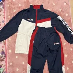 FILA ウインドブレーカー　上下セット　140 子供 防寒 長袖　長ズボン
